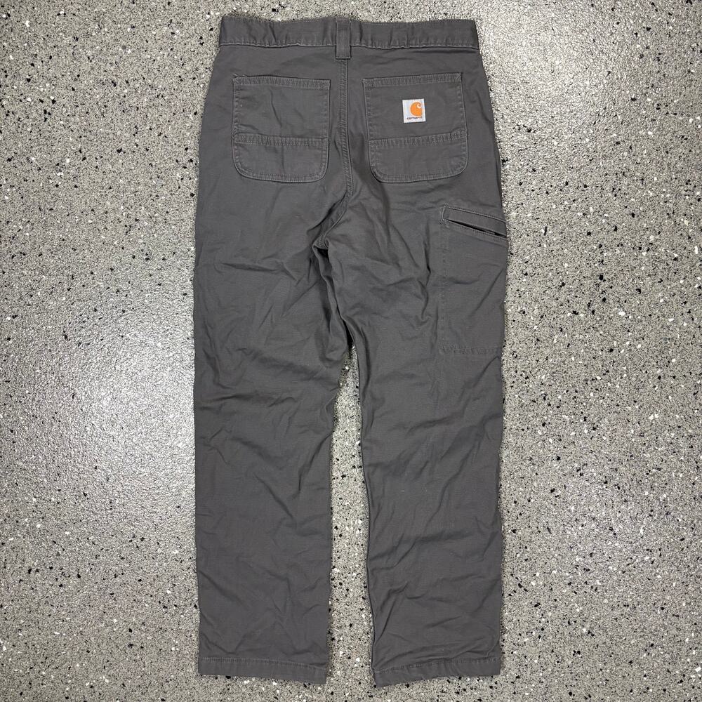 Carhartt Lined Gray Relaxed Fit Straight Leg Jeans